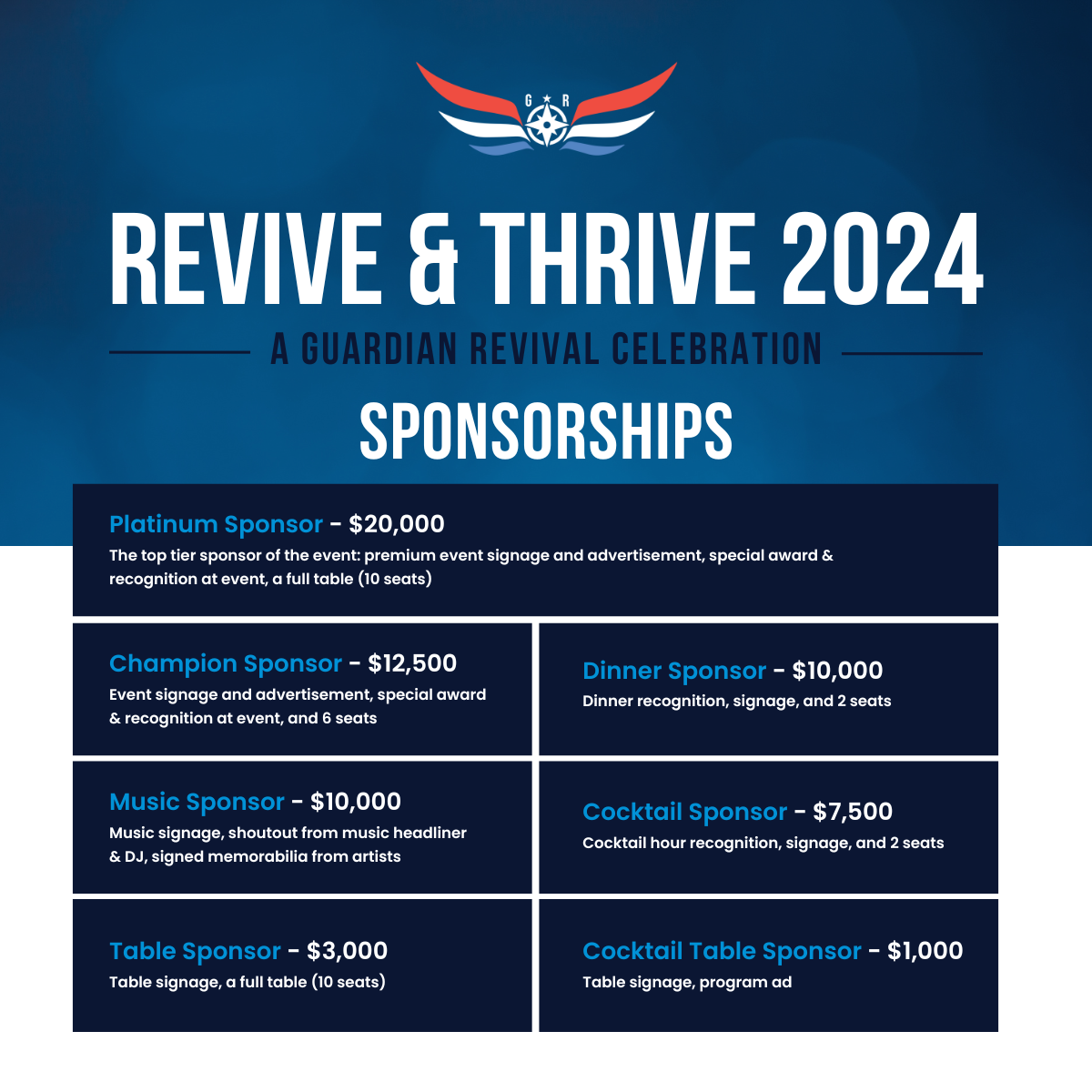 Revive & Thrive 2024 Text-able Graphic